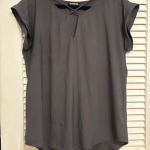 Express Gray Women's Top
